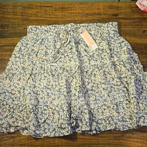 C+M+D Floral Skirt L